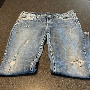 Silver jeans